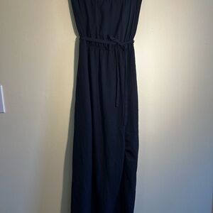 Forever 21 Strapless Dark Blue Maxi Dress